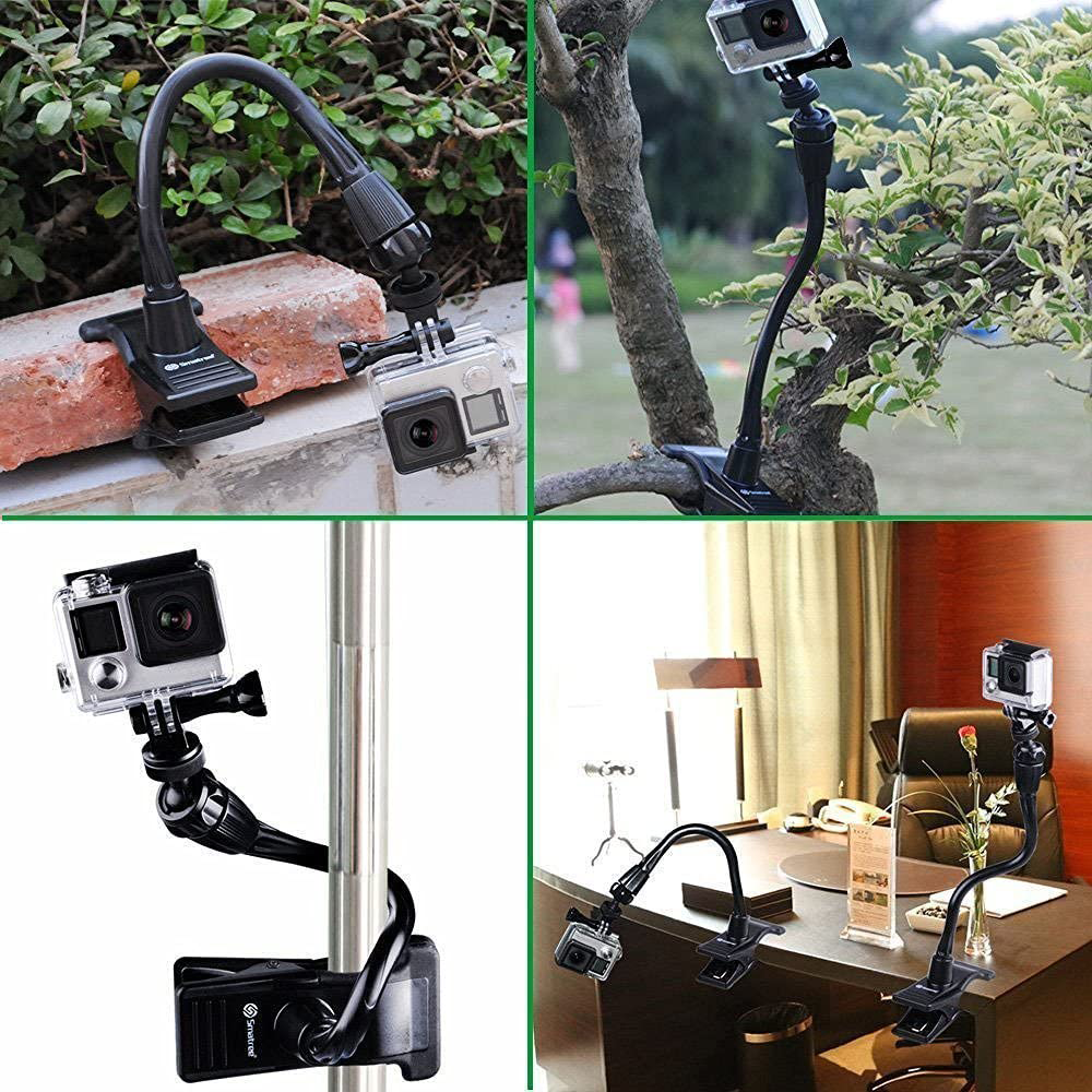 Smatree Adjustable Jaws Flex Clamp Mount